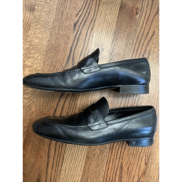 Louis Vuitton Men’s Leather Loafer Black Size 8 main image 8